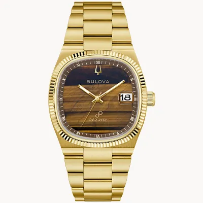 Brown Dial Stainless Steel Bracelet Super Seville 97B230 Brown Dial Stainless Steel Bracelet Super Seville 97B230